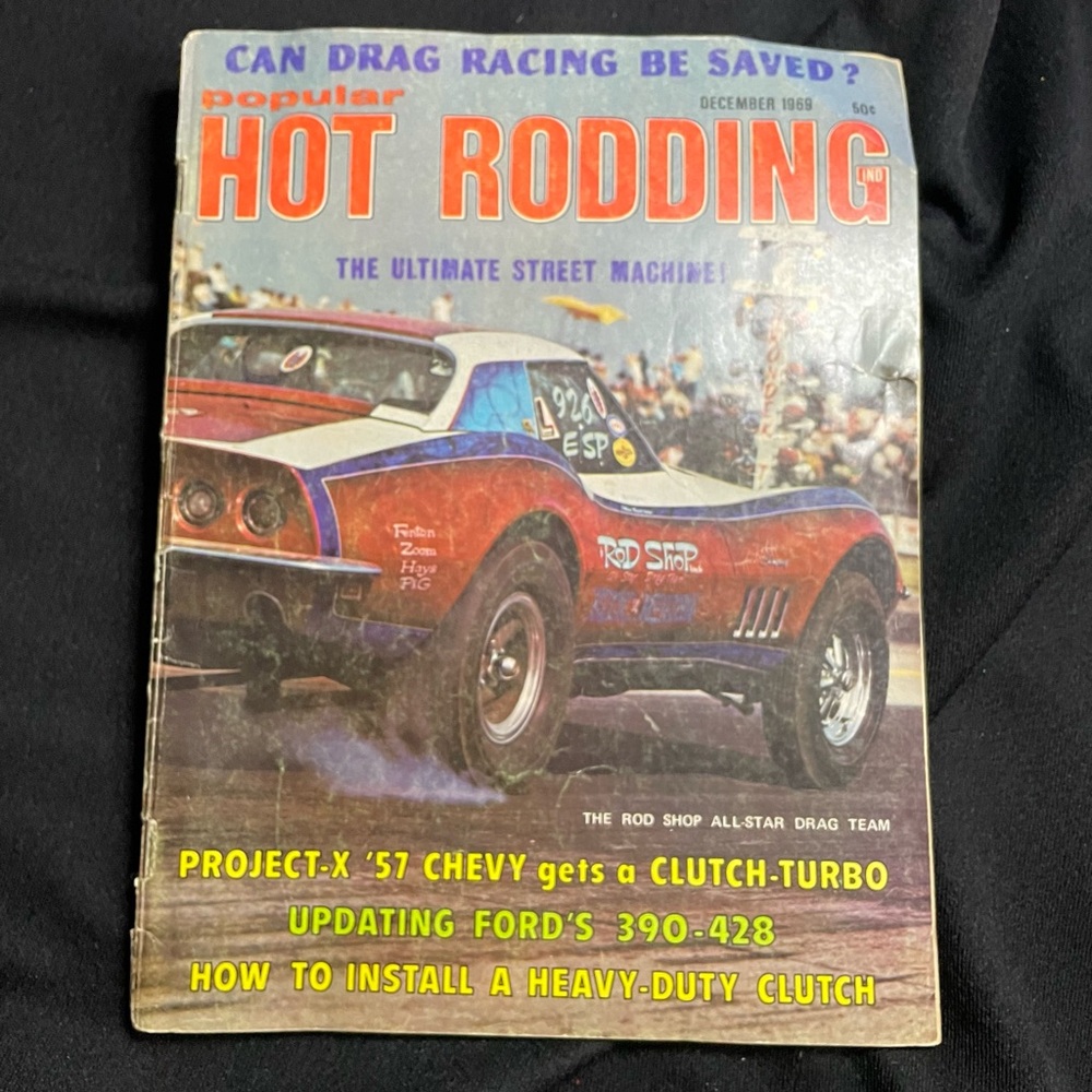 VTG issue of Popular Hot Rodding Magazine - December 1969 Edition